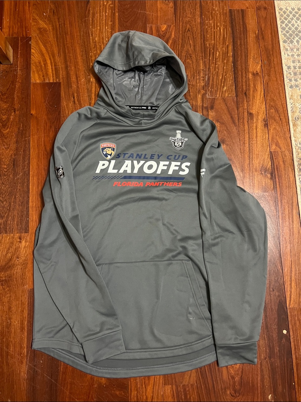 NHL Gray Florida Panthers Stanley Cup Playoffs Hoodie